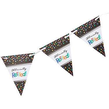 Imagem de Amscan 120220 Retirement Party Pennant Banner Kit, 1 banner kit