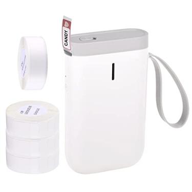 Imagem de DOYING Label Maker Machine Portable Thermal Label Printer Handheld Name Price Sticker Printer Pocket Size BT Wireless Connection with APP 4 Rolls Thermal Paper for Home Office Supermarket Store