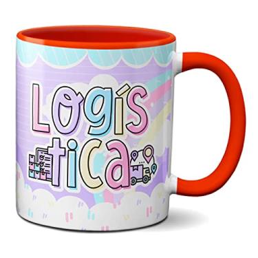 Imagem de Caneca Logística Profissional Presente Criativo Warehouse (Vermelha)