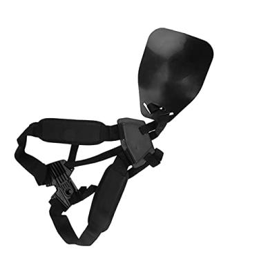 Imagem de Cortador de grama Cinto de nylon, Correia de aparador de conforto Nylon Duplo Preto Universal para Roçadeira Motosserra para Homens e Mulheres