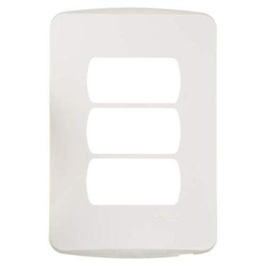 Imagem de Placa 4X2 3 Postos Miluz S3B77130, Schneider Electric