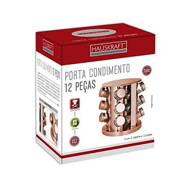 Imagem de Porta Condimentos 12 Potes Giratório Rose-DELLA HOME