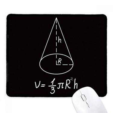Imagem de Mousepad Matemático Kowledge circular volume cone borda costurada tapete de borracha para jogos