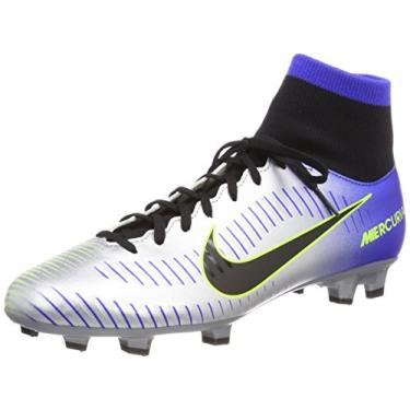 Imagem de Nike Mercurial Victory Vi Racer Blue/Black - Chrome Volt Ankle-High Soccer Shoe 10M 8.5M