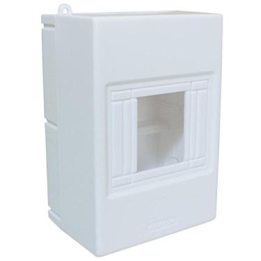 Imagem de Quadro Para Disjuntor Pvc Sobrepor 4 Disjuntor Din Steck