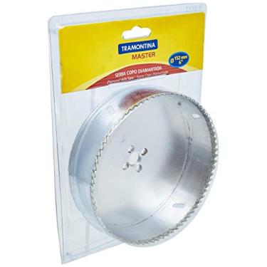 Imagem de Tramontina 42626152, Serra Copo Diamantada 152Mm 6, Corpo Aço Especial, Dentes Metal Duro, Rosca 1/2''
