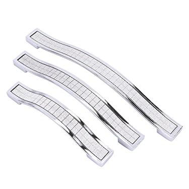 Imagem de Puxadores de vidro de cristal de liga de zinco puxadores de gavetas puxadores de armários de cozinha Puxadores de móveis com ferragens de cristal, S