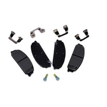 Imagem de GM Genuine Parts 171-1069 Conjunto de pastilhas de freio a disco frontal com clipes e parafusos