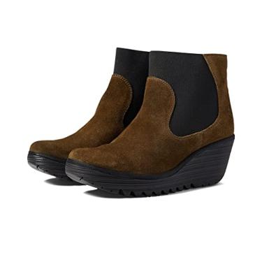 Imagem de FLY London Bota Chelsea feminina, Lodo, 7