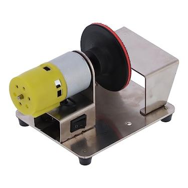 Imagem de Wisoqu Lixadeira de mini disco, polidor rotativo elétrico de bancada de 7,6 cm com 20 peças de lixamento, polidor de lixa portátil de alta velocidade 6000 RPM para madeira, plástico, metal (EUA)