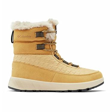 Imagem de Columbia Sapato de neve feminino Slopeside Peak Luxe, Curry/Preto, 8