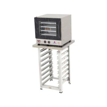 Imagem de Kit - Forno Turbo Prp-004 220v Preto + Bancada Mes-004 - Progás 220v