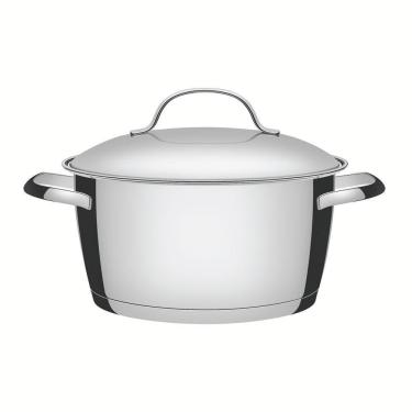 Imagem de Caçarola Funda Allegra Aço Inox Fundo Triplo Fogões De Indução 18 Cm 2,2l - Tramontina 62654181