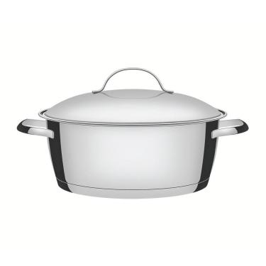 Imagem de Caçarola Allegra Aço Inox Fundo Triplo Fogões De Indução 22 Cm 3,3l - Tramontina 62653221