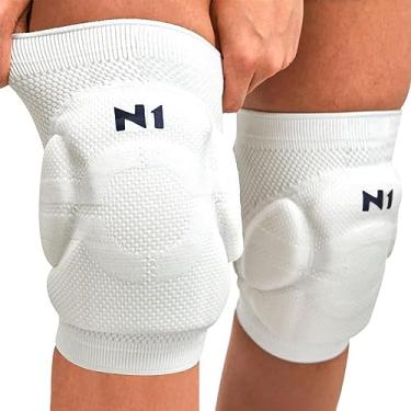 Imagem de Joelheira de Vôlei N1 Sport Spry Branca e Preta-p
