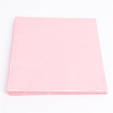 Imagem de Decoração de festa 20 pçs/lote Guardanapos de papel cor pastel PInk/chá de bebê azul arco-íris unicórnio decoração de festa crianças aniversário casamento 33 * 33 cm (cor: rosa)