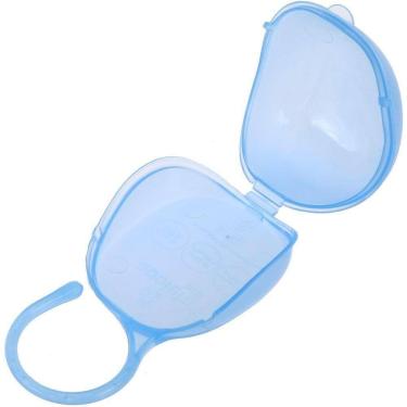 Imagem de Porta Chupeta Para Bebês Ursinho Azul