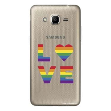 Imagem de Capa Case Capinha Samsung Galaxy Gran Prime G530 Arco Iris Love - Show
