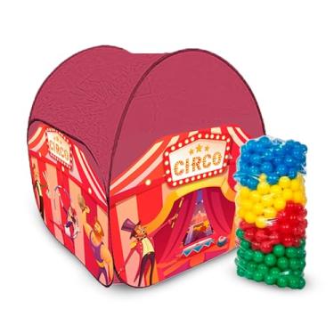 Imagem de Barraca Infantil com 50 Bolinhas Menino e Menina Circo