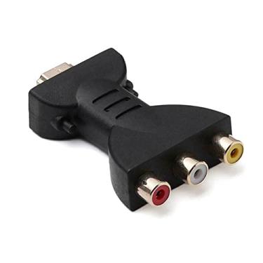 Imagem de DAGIJIRD Conversor de áudio de vídeo HDMI para 3 RCA conversor de áudio AV composto para TV PC