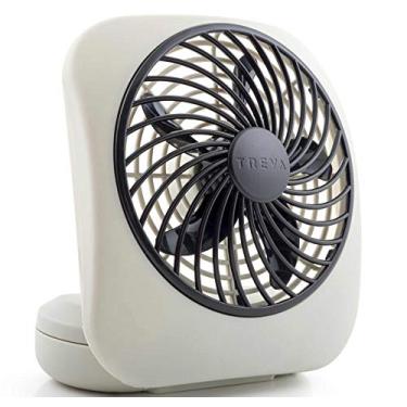 Imagem de O2COOL Ventilador portátil de 12,7 cm alimentado por bateria, 1 unidade, cinza