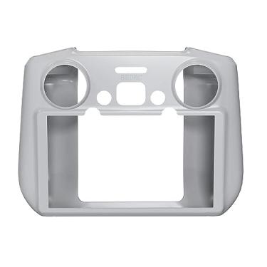 Imagem de CHICHIYANG Capa de silicone preta e cinza, capa protetora externa de silicone, acessórios para drone para controle remoto DJI RC 2