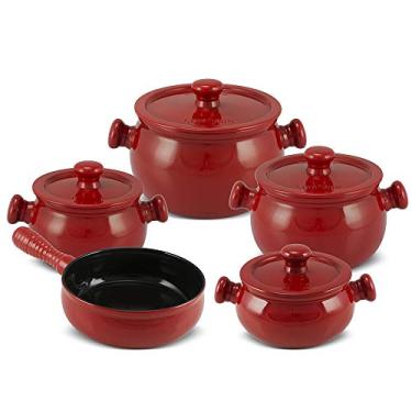 Imagem de Ceraflame Conjunto Panelas de Cerâmica Premiere+ Joy 5 Peças Pomodoro