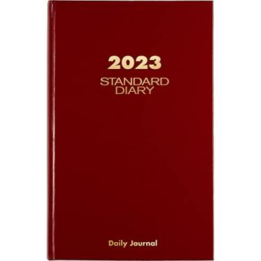Imagem de AT-A-GLANCE Diário diário 2023, diário padrão e livro de endereços, 19 x 30 cm, grande, capa dura, vermelho (SD37713)