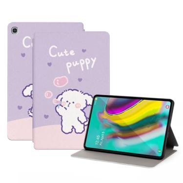 Imagem de Nuouxoco Capa para tablet Galaxy Tab S5e 10.5 SM-T720/T725 Slim Stand Hard Back Shell Protective Smart Cover para Samsung Tab S5e 10.5 2019 com hibernar automático, filhote fofo