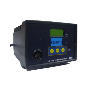 Imagem de Estação Solda Digital Temperatura 200 A 450°C Lead Free 85W Soldagem Suporte Ponta Cônica Esd-930-110 Instrutherm