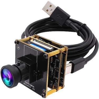 Imagem de IEights Módulo de câmera USB HDMI 4K Webcam grande angular para computador 4K 30fps PC câmera mini UVC USB2.0 Lightburn para gravador a laser, zoom digital 2X, câmera de segurança USB para laptop
