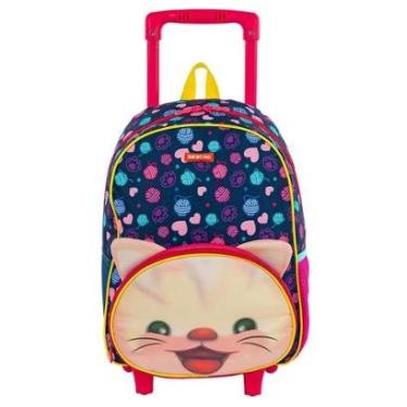Imagem de Mochila de Rodinhas Média Sestini Kids X Cat 3 Colorido-Feminino