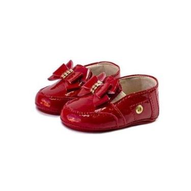 Imagem de Mocassim de bebe menina recem nascido sapatinho infantil criança conforto-Feminino