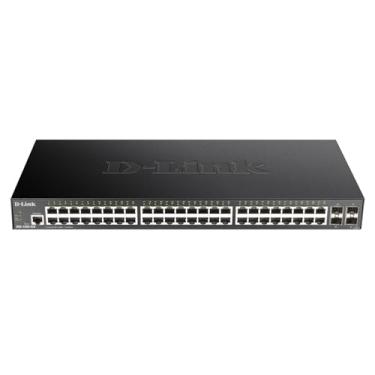 Imagem de D-Link Interruptor inteligente gerenciado de 52 portas de 10 Gigabit - 52 portas - gerenciável - 3 camadas suportadas - Modular - Par torcido, fibra óptica