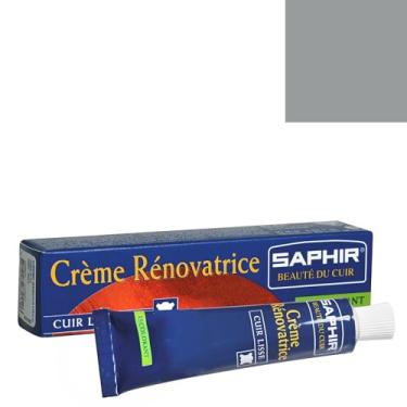 Imagem de Saphir Reparo de couro com creme para renovar – Recolorante para sapatos, botas e móveis, Silver (Metallic), 25ml