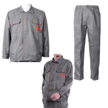 Imagem de Conjunto Uniforme EPI Segurança do Trabalho Listra Refletiva Construçao Civil Prestador de Serviço