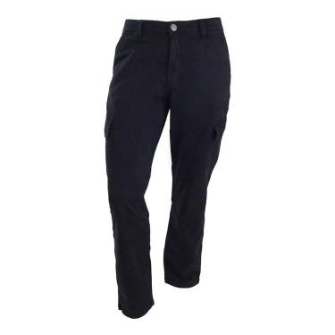Imagem de Calça Sarja Masculina Freesurf Straight Cargo Preta - 110802-Masculino