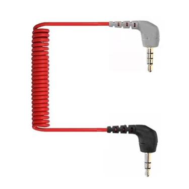 Imagem de Cabo de remendo de microfone TRS para TRRS de 3,5 mm compatível com iPhone, smartphone, tablets para Rode SC7, VideoMic, VideoMicro Go, BOYA e outros microfones externos (leia os detalhes/instruções