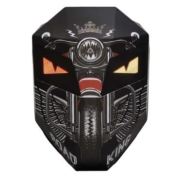 Imagem de Mochila com Bluetooth Led Motoqueiro Interativa Rider Moto Luz Motocicleta Aplicativo