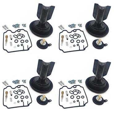 Imagem de Kit de reparo de carburador junta de agulha flutuante parafuso de ar diafragma para TDM850 XTZ750 TDM 850 XTZ 750 (4 peças)