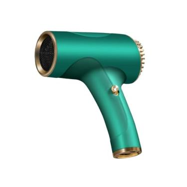 Imagem de Milageto Secador de cabelo para viagem, secagem rápida, prático, simples, para salão de beleza, apartamento, dormitório, hotel, Verde