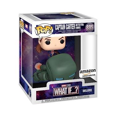 Imagem de Funko Pop! Deluxe Marvel: What If? - Captain Carter Riding Hydrostomper, Year of The Shield Amazon Exclusive