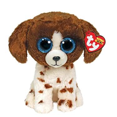Imagem de Ty 2007525 Muddles Brown & White Dog Beanie Boo Medium Plush Animal, Multicolor