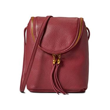 Imagem de HOBO Bolsa tiracolo feminina de couro (pera vermelha, tamanho único), Pera vermelha, One Size