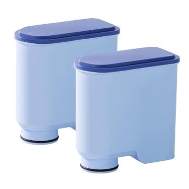 Imagem de Pacote com 2 filtros de água compatíveis com Philips AquaClean CA6903/10/00 /01/22/47, filtro de água Aqua Clean para máquinas de café totalmente automáticas, purificador de água dedicado à escala