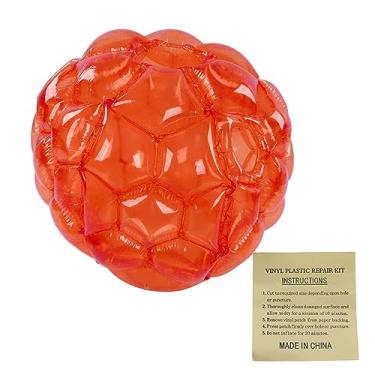 Imagem de Bolas de Colisão Infláveis ​​de 90cm, Bola Reciclável Dobrável Portátil da Bolha do Corpo, Brinquedo Exterior do Jogo da Família Com Saco de Armazenamento Conveniente (Vermelho)