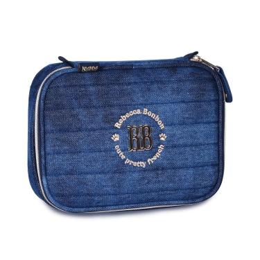 Imagem de Estojo Escolar Jeans Rebecca Bonbon 36 lápis - Clio RB24064