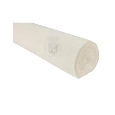 Imagem de Papel Crepom Italiano 140g Cartotecnica Rossi - 50cm x 2,5m - Kit 05 Rolos (900 Branco)