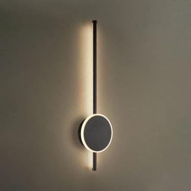 Imagem de Luminária de parede LED Linear de pedra natural, faixa longa, luminária de parede, arandela, 8W, arandela de mármore nórdico, bar, corredor interno, luminária de parede para cabeceira, quart