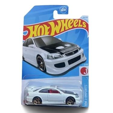 Imagem de Hot Wheels Honda Civic Si, 1:64 Scale, White, J-Imports Series 2/10